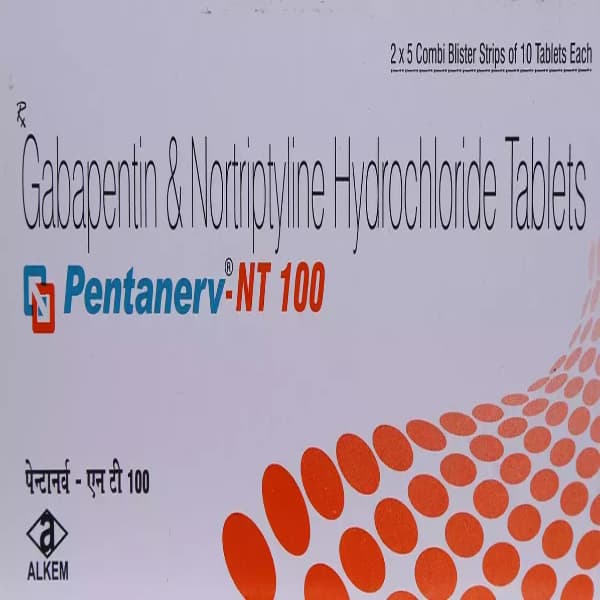 Pentanerv 100mg - Gabapentin Tablet