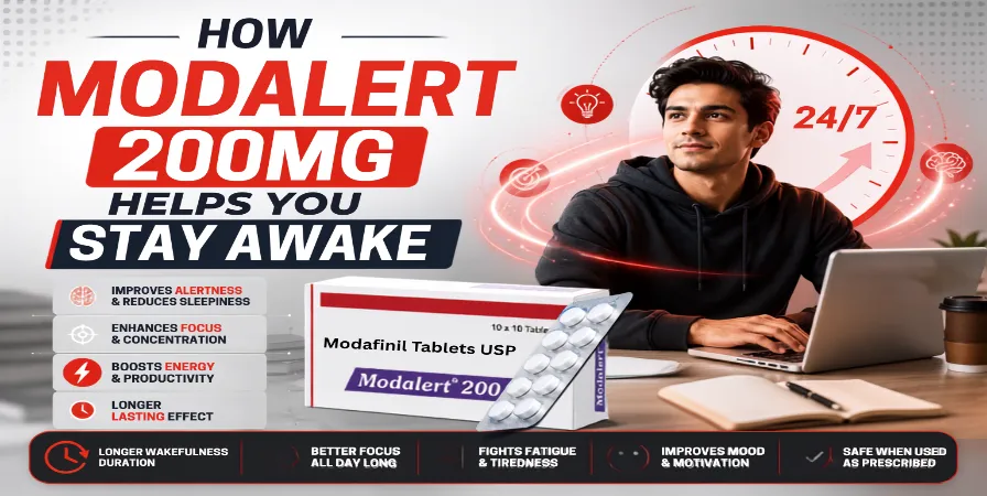 How Modalert 200mg Helps You Stay Awake