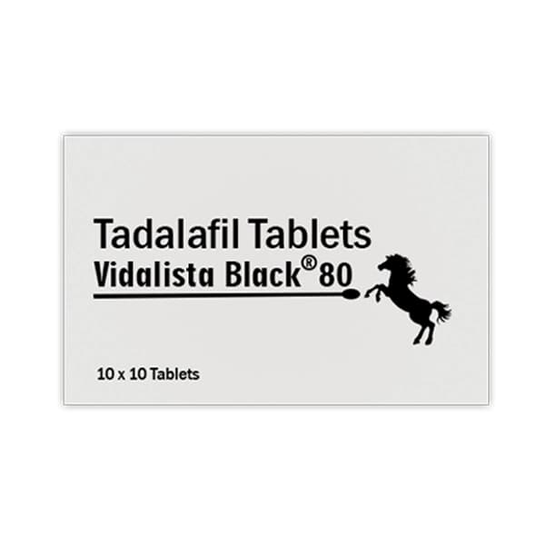 Vidalista Black 80 - Tadalafil 80mg